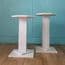 Marble side tables - pair - SOLD